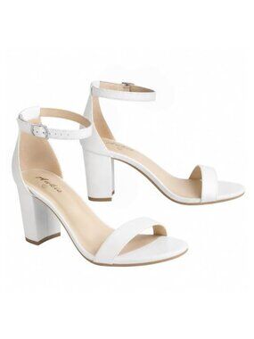 Open Toe Ankle Strap Chunky Heel Sandals 2.75 Inch